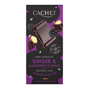 GINGER & BLACKBERRY FLAVOR Dark Chocolate